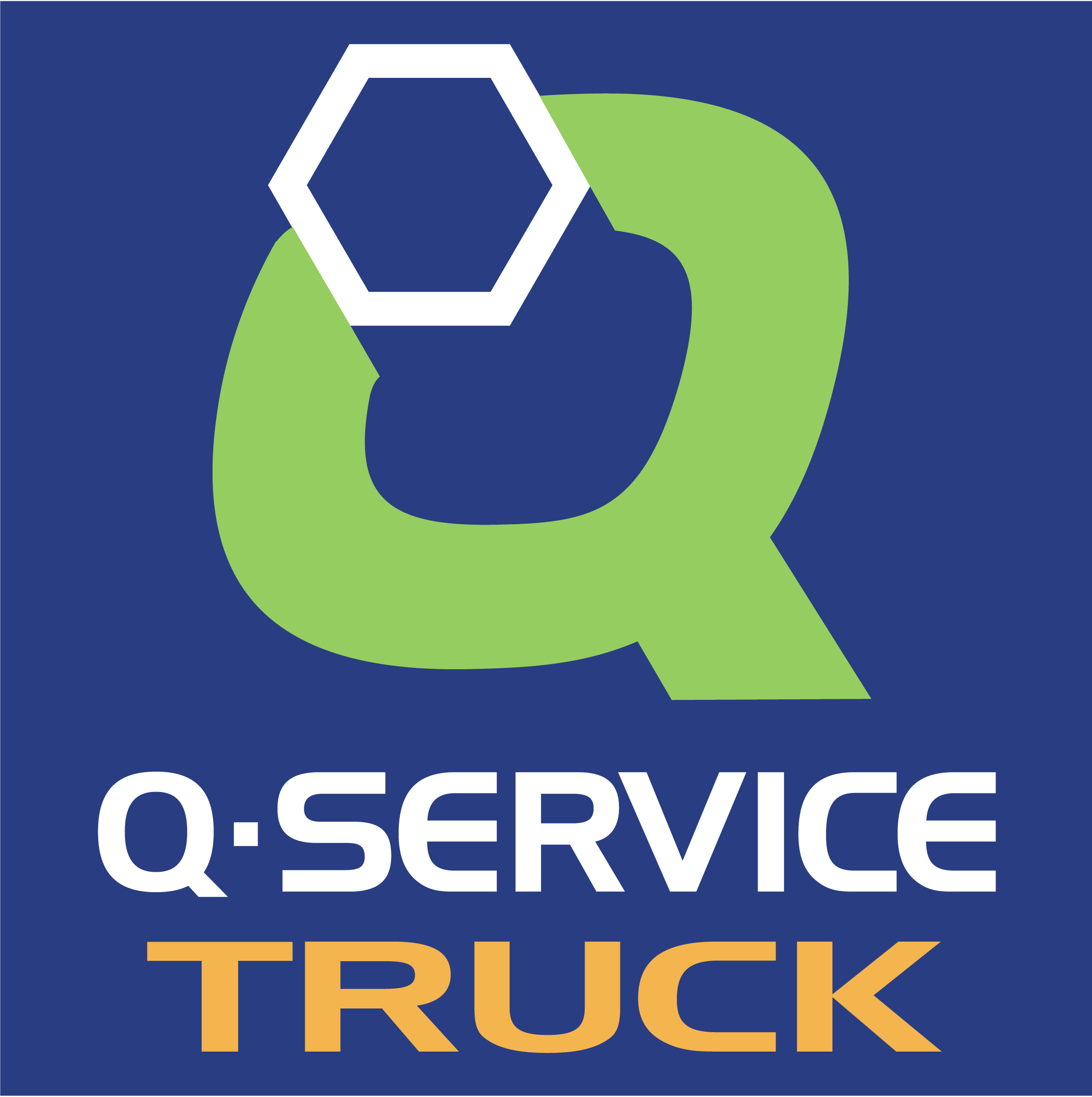 Q-SERVICE truck logo